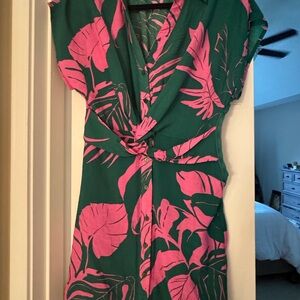 Mango Pink Dolman Sleeve Sundress